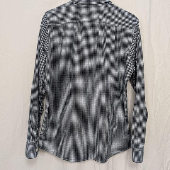 Men's Medium black and white plaid check shirt by Goodfellow - Picture 2 of 8